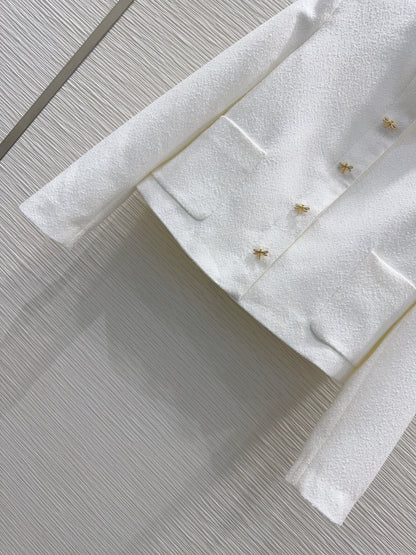 26New Long-Sleeve Cardigan with Bow Detail
