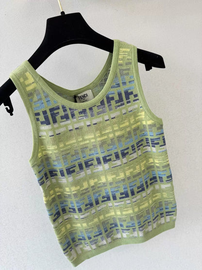 26ss All-logo sleeveless vest