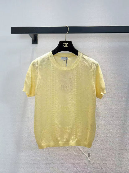 26ss Openwork Knit T-shirt