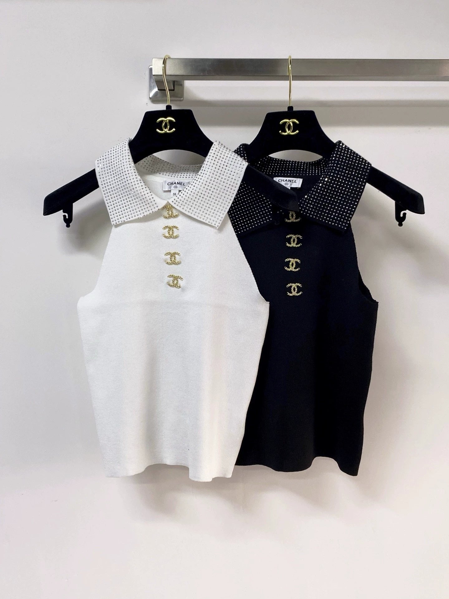 26ss Gold button vest