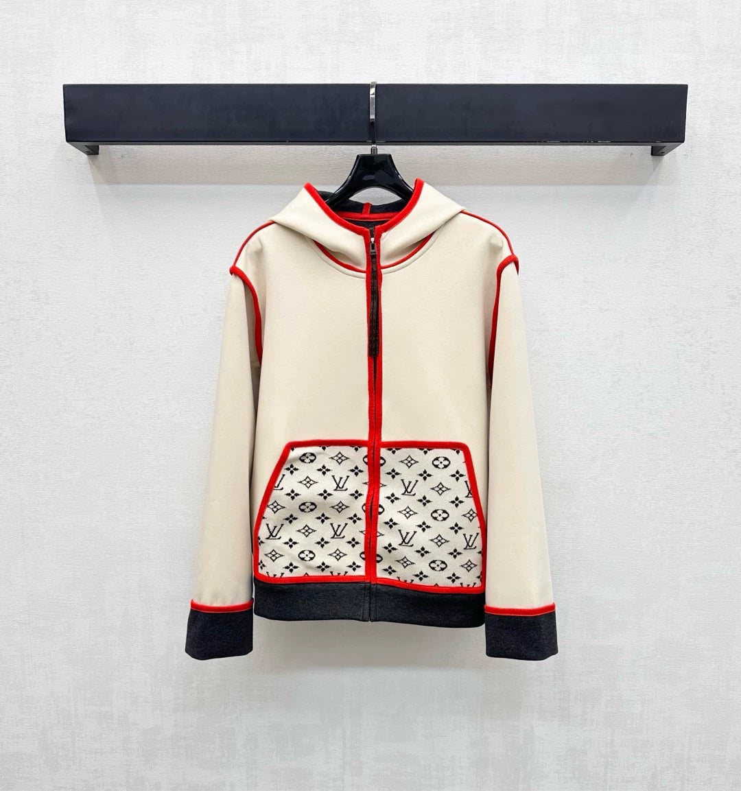 Louis Vuitton / '26 New Collection: Hooded Jacquard Jacket & Trousers Set