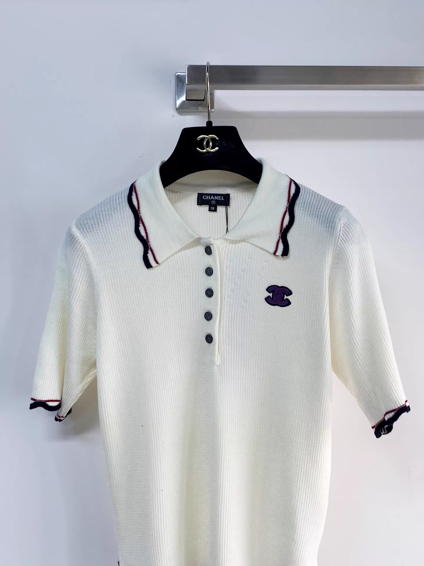 26ss Collared Logo T-shirt