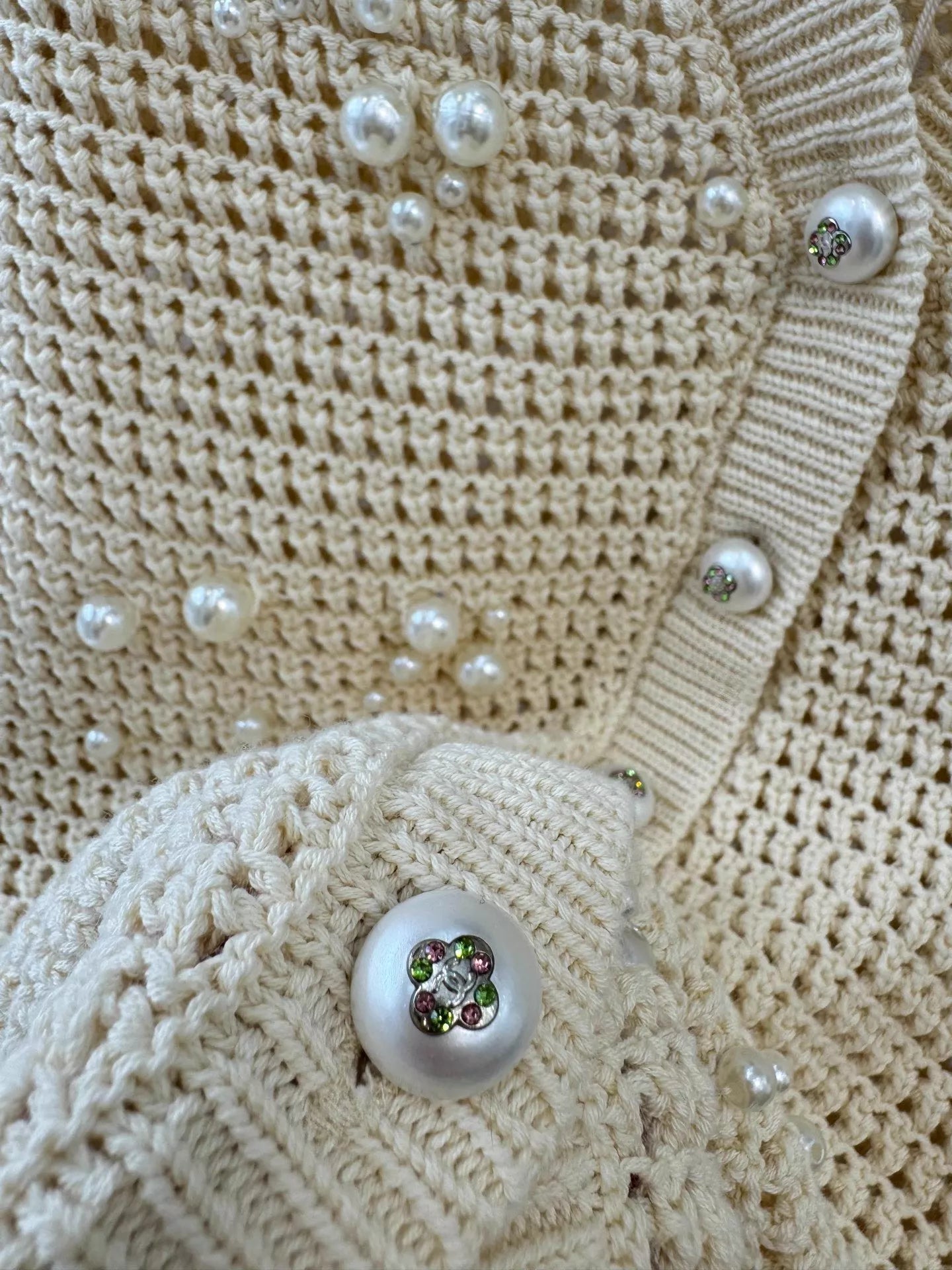 Pearl Button Knit Set