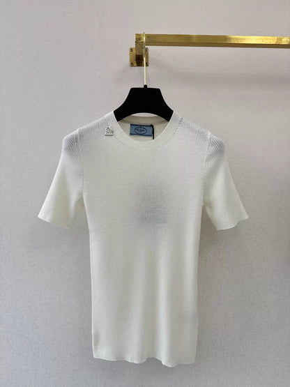 26ss Crew Neck Knit T-Shirt