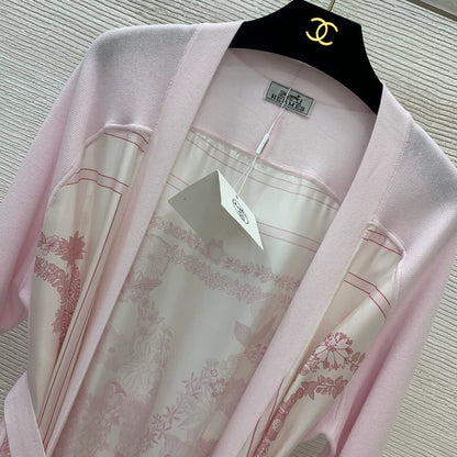 25fw Real silk cashmere cardigan