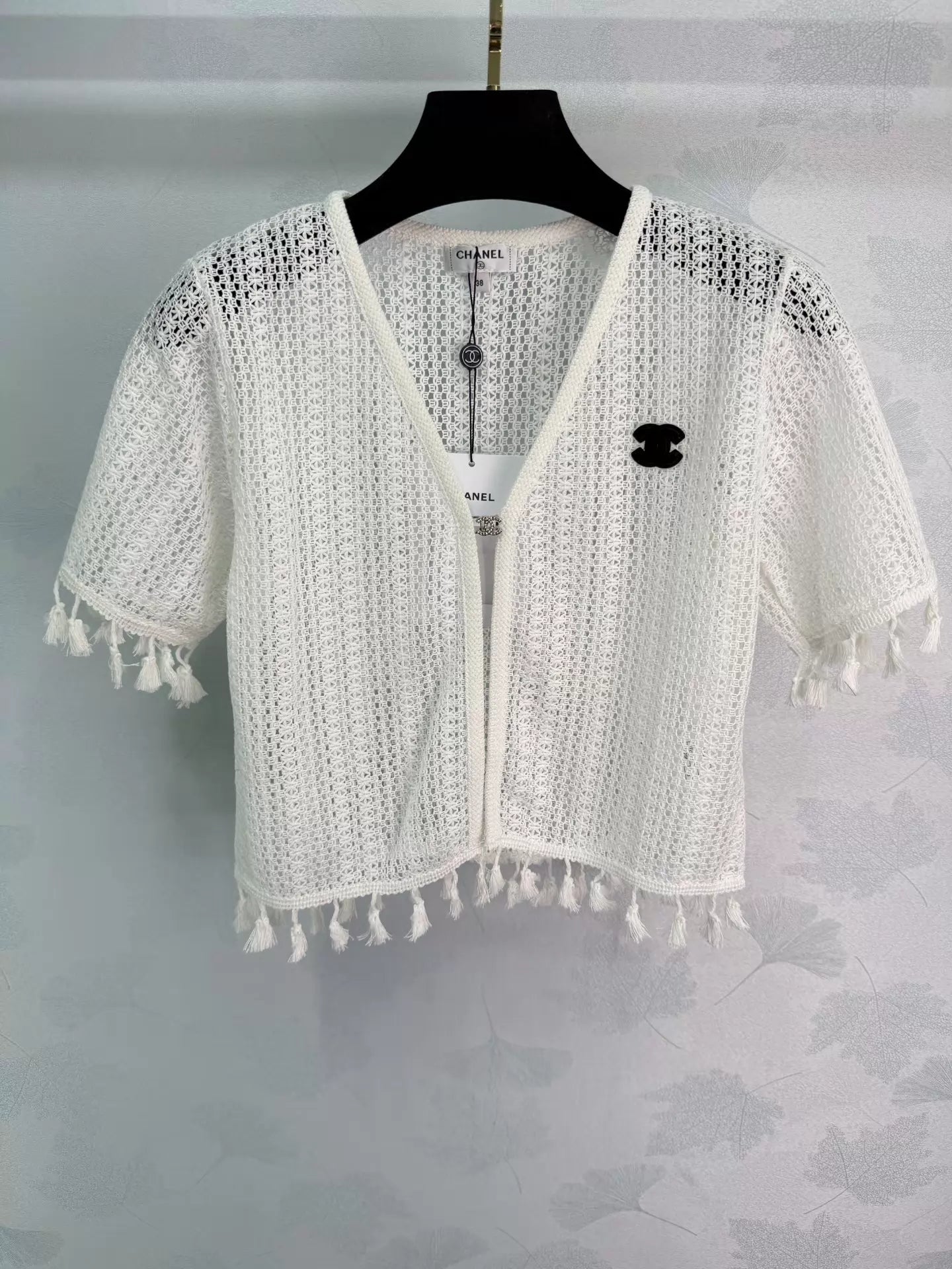 26ss V-neck Knit Short-Sleeve Cardigan
