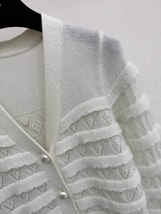 26ss Sequined Knit Set