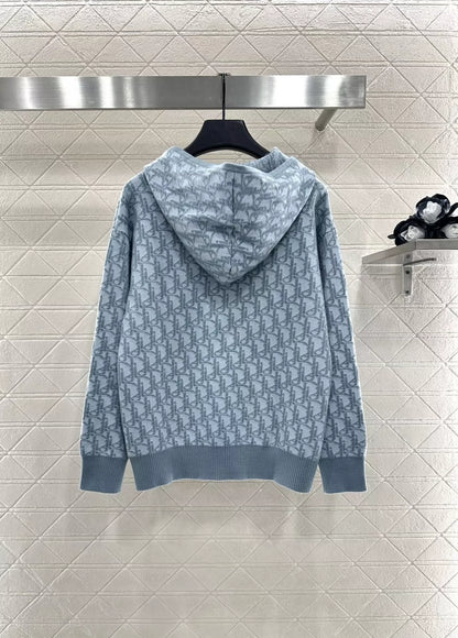 25fw Knitted hooded sweater
