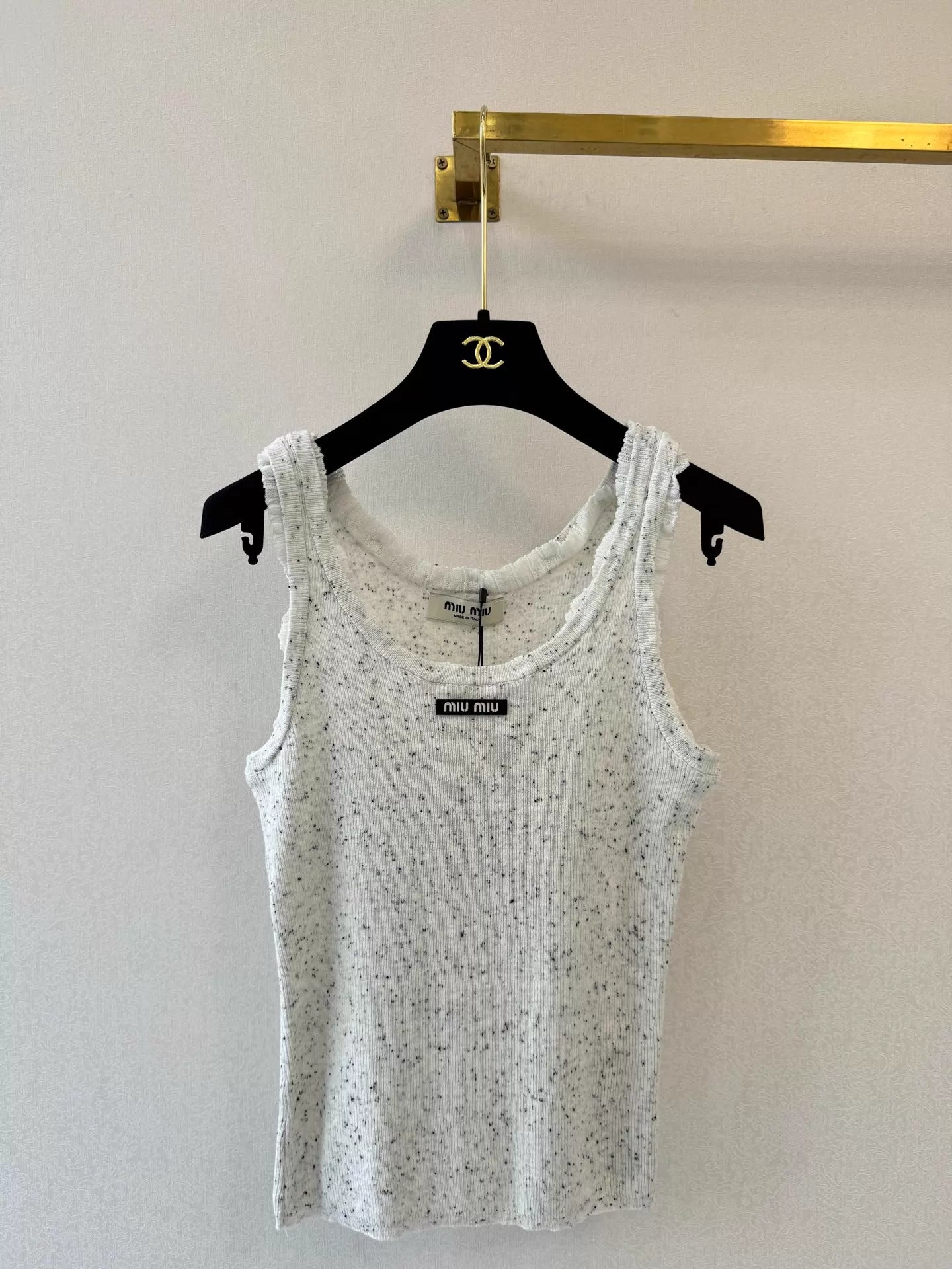 26ss Color-blocked Knitted Vest