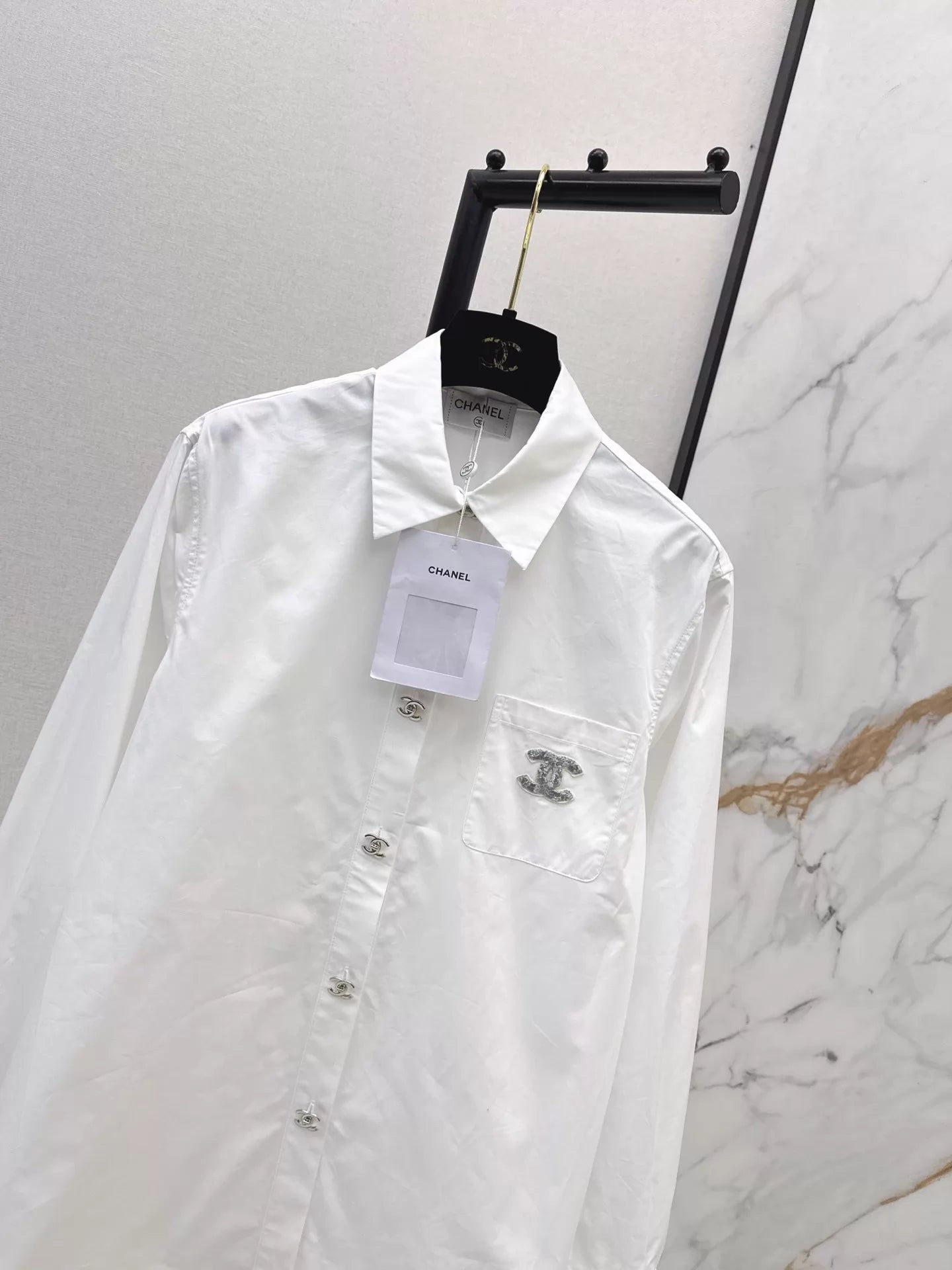 Logo long-sleeved shirt