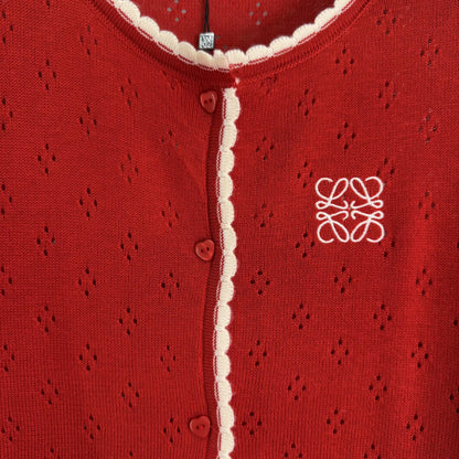 Color-blocked Knit Cardigan