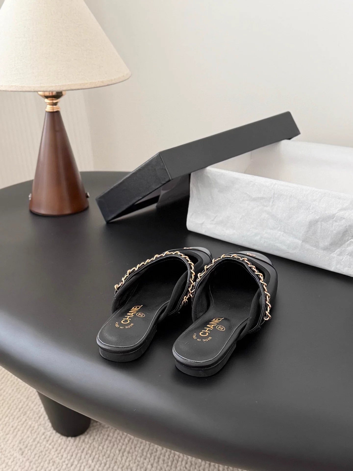 Mary Jane open-back flats