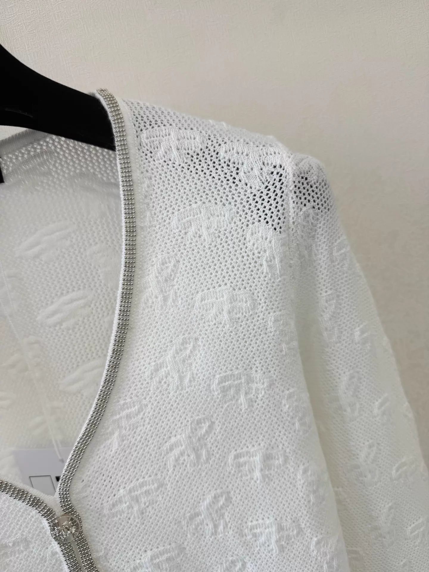 V-neck knit top