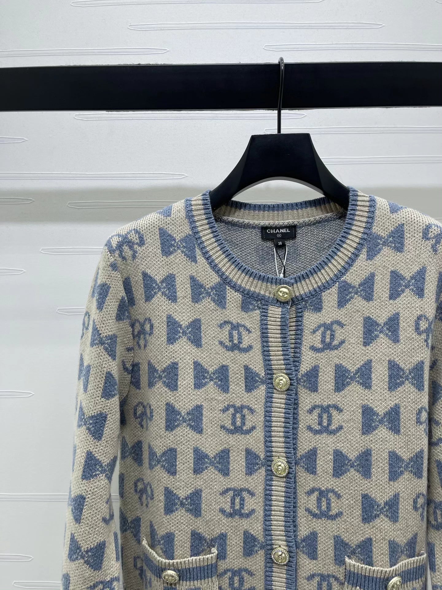 Jacquard Knit Cardigan