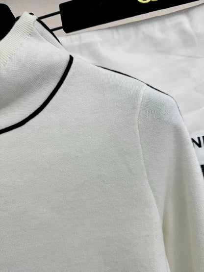 High necked woolen sweater