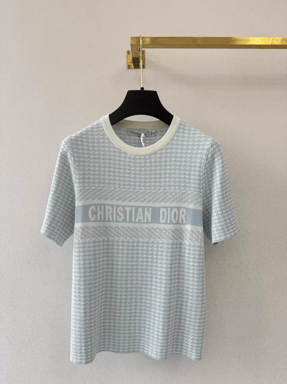 26ss Tweed Knit T-Shirt