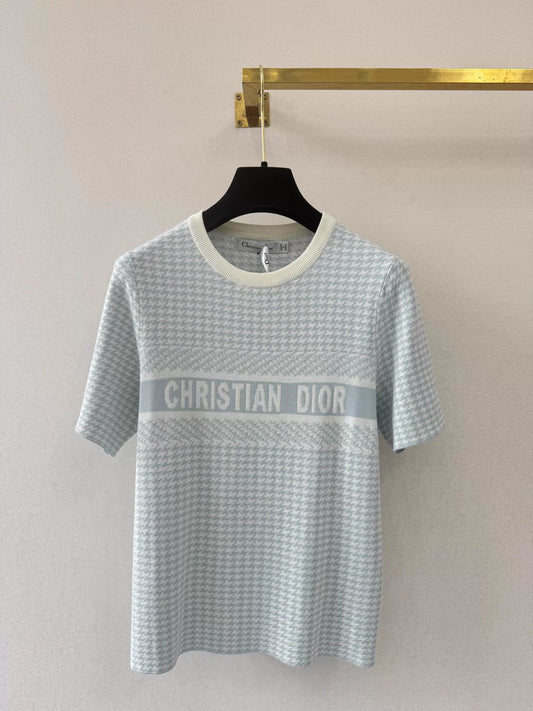 26ss Tweed Knit T-Shirt