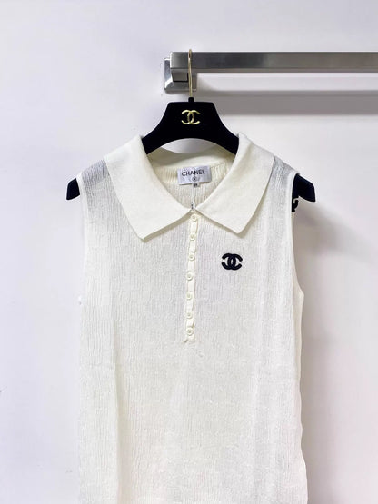 26ss logo-decorated vest