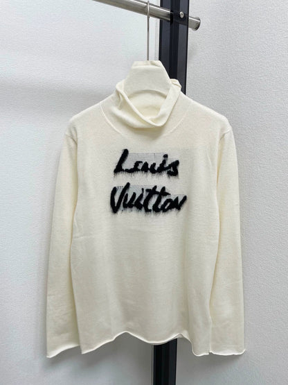 25fw Half high neck knitted sweater