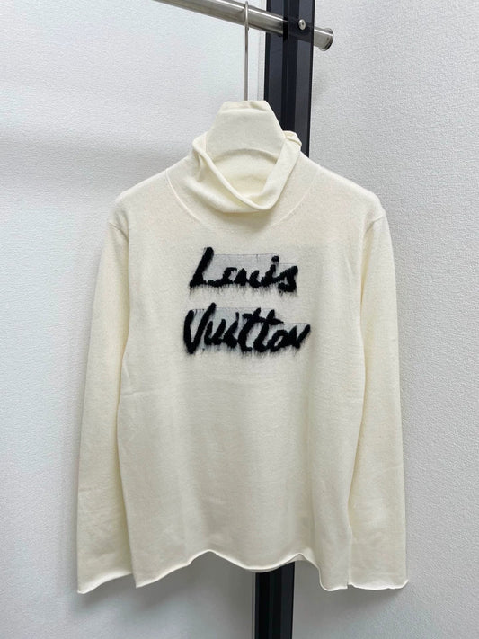 25fw Half high neck knitted sweater