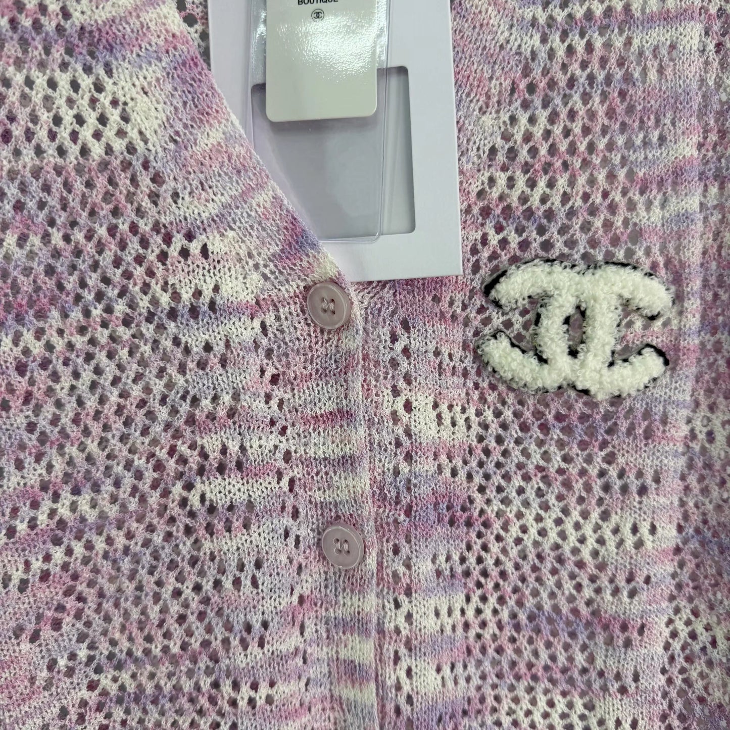 Openwork Knit Cardigan