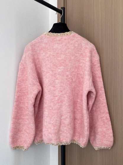 Knitted Long-Sleeve Sweater
