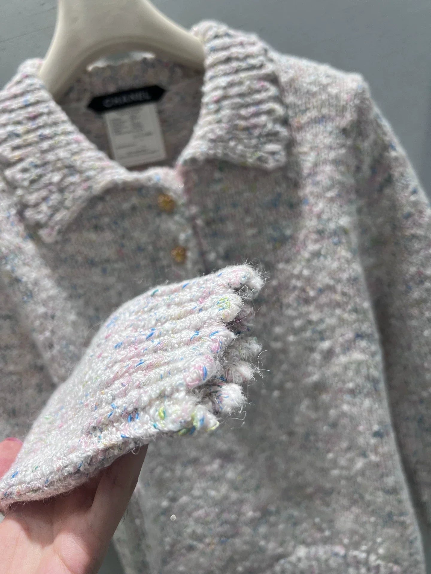 Collared cardigan