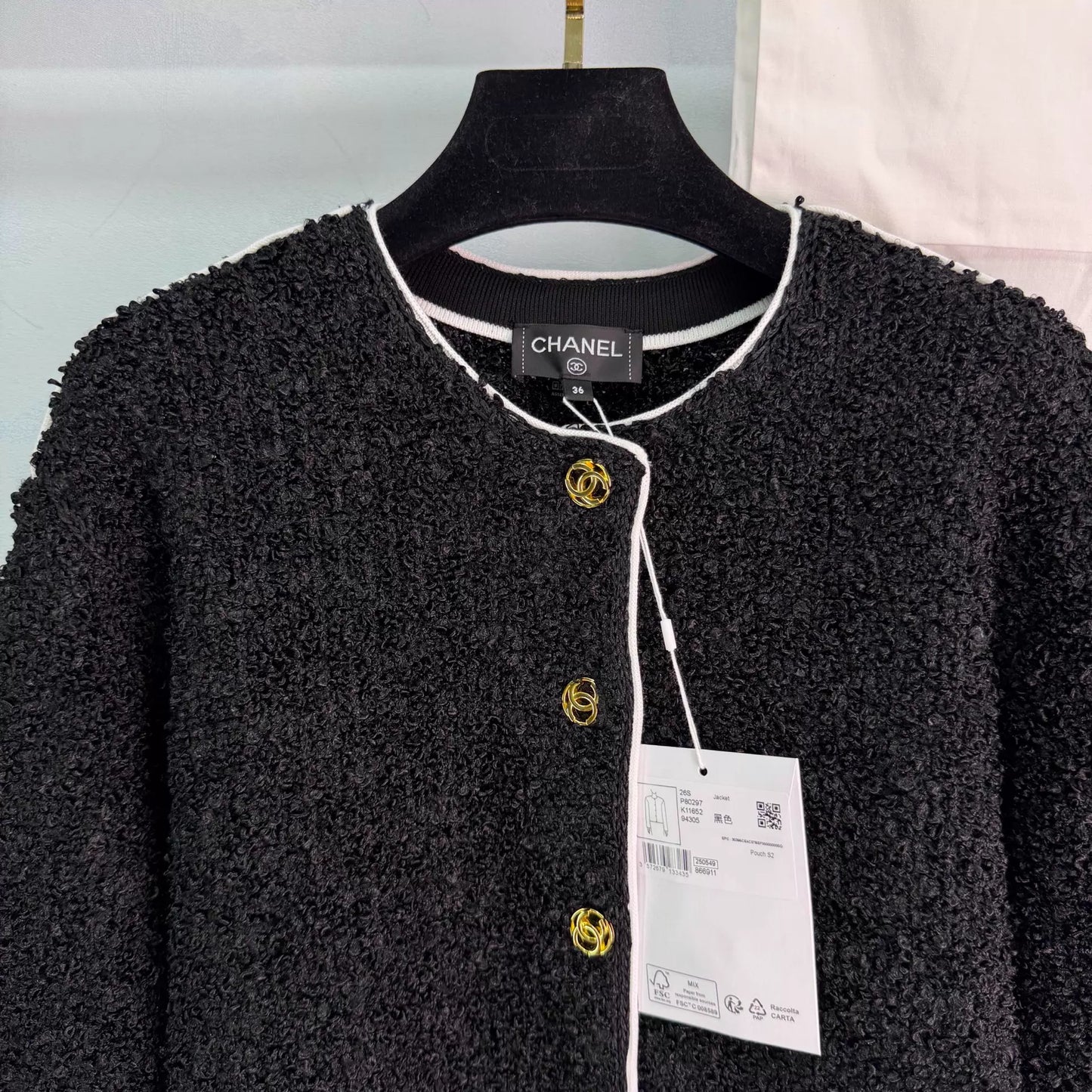 26ss Tweed Coat