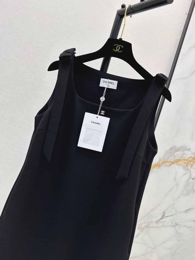 26ss Bowknot Vest Dress