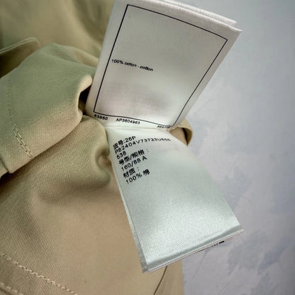 Workwear-style cropped jacket