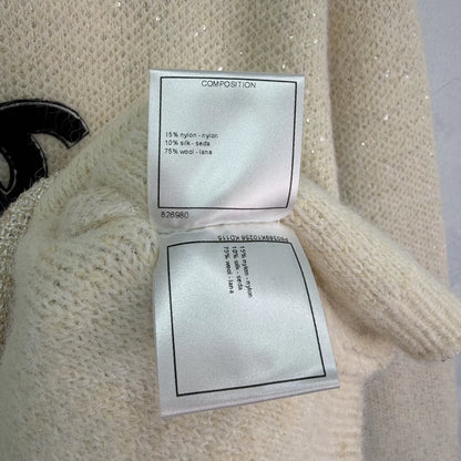 Rhinestone-embellished sweater