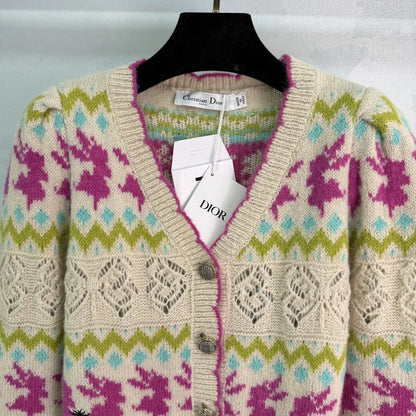 Logo Knit Cardigan