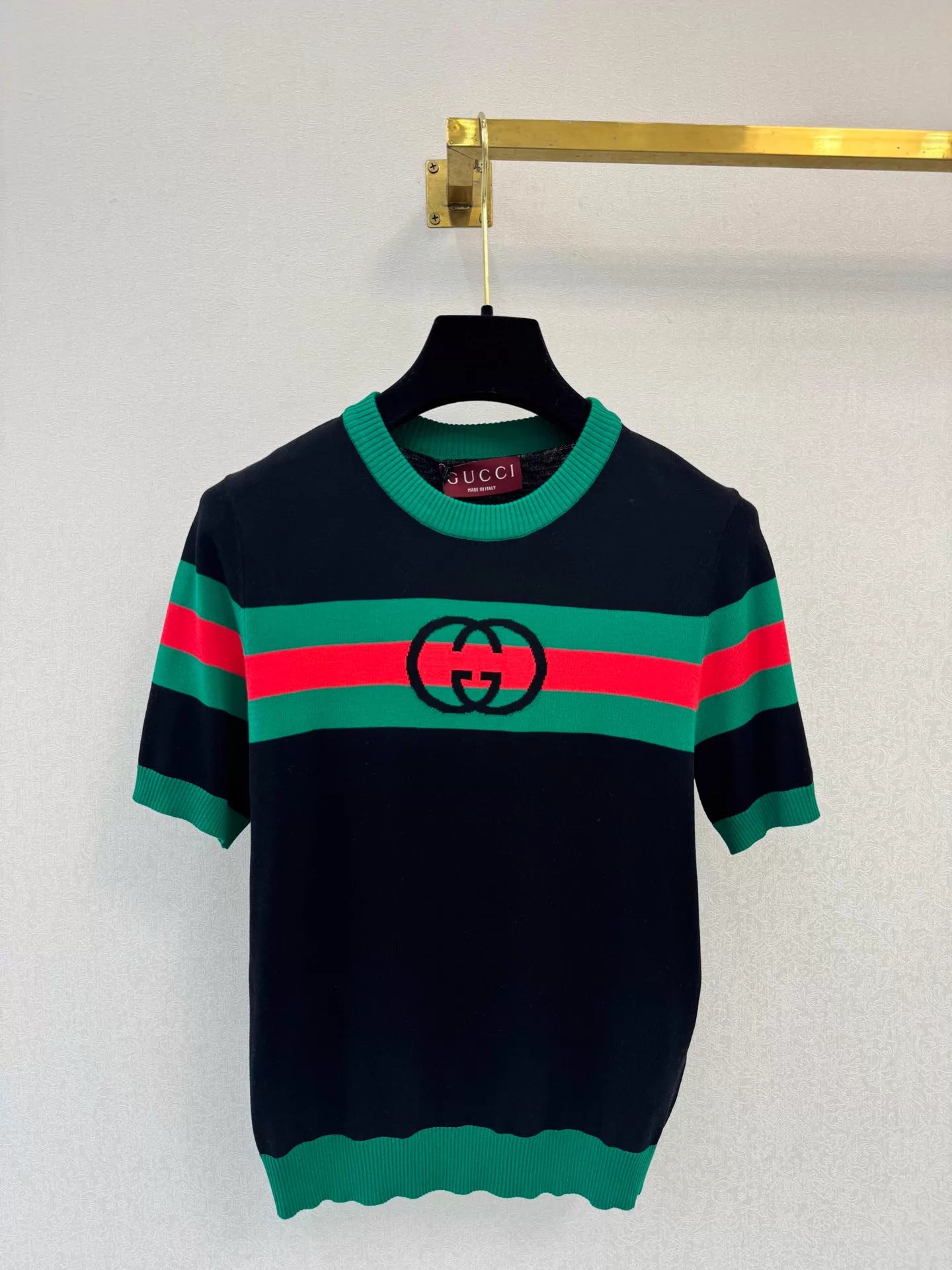 26ss Striped Knit T-Shirt