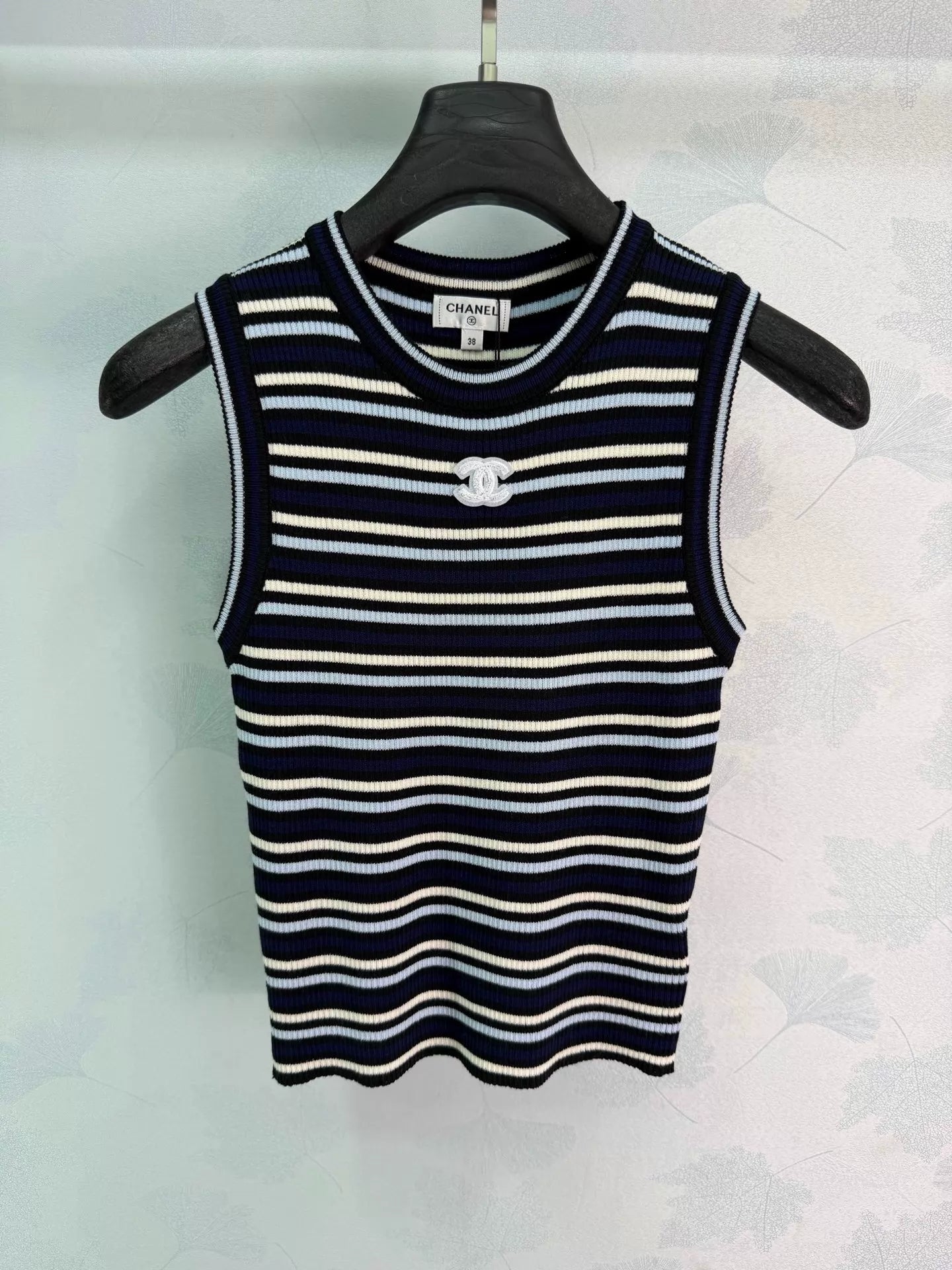 Chanel/26SS New Striped Knit Vest