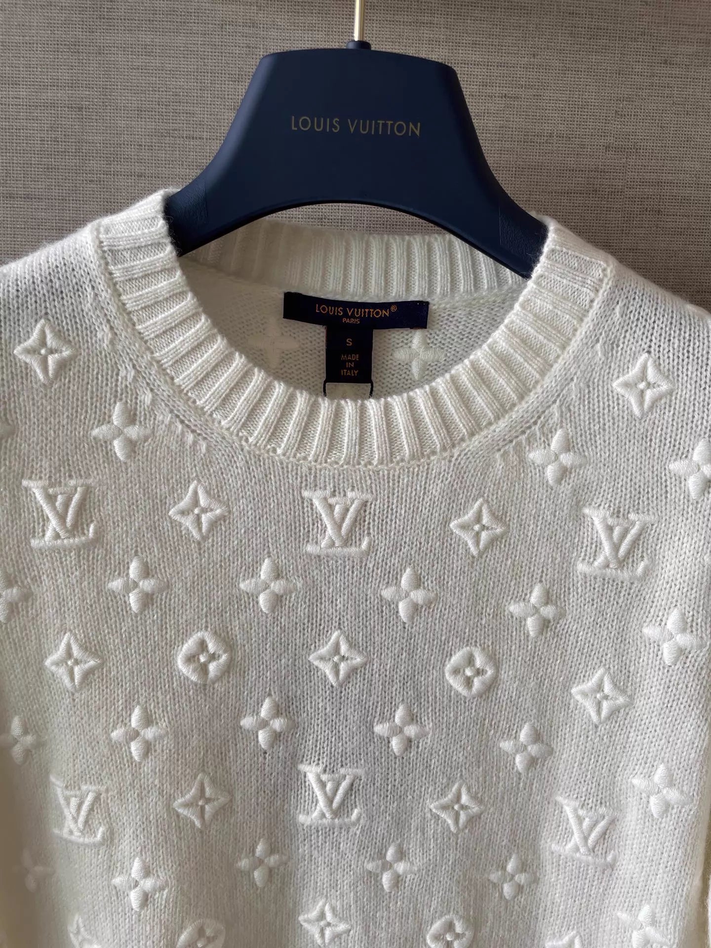 Jacquard knit sweater