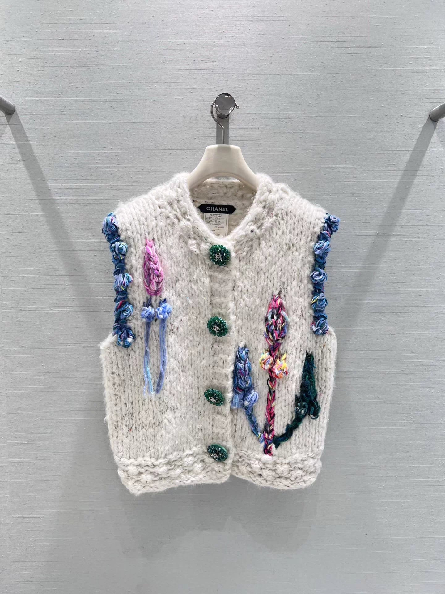 Knitted Sleeveless Vest