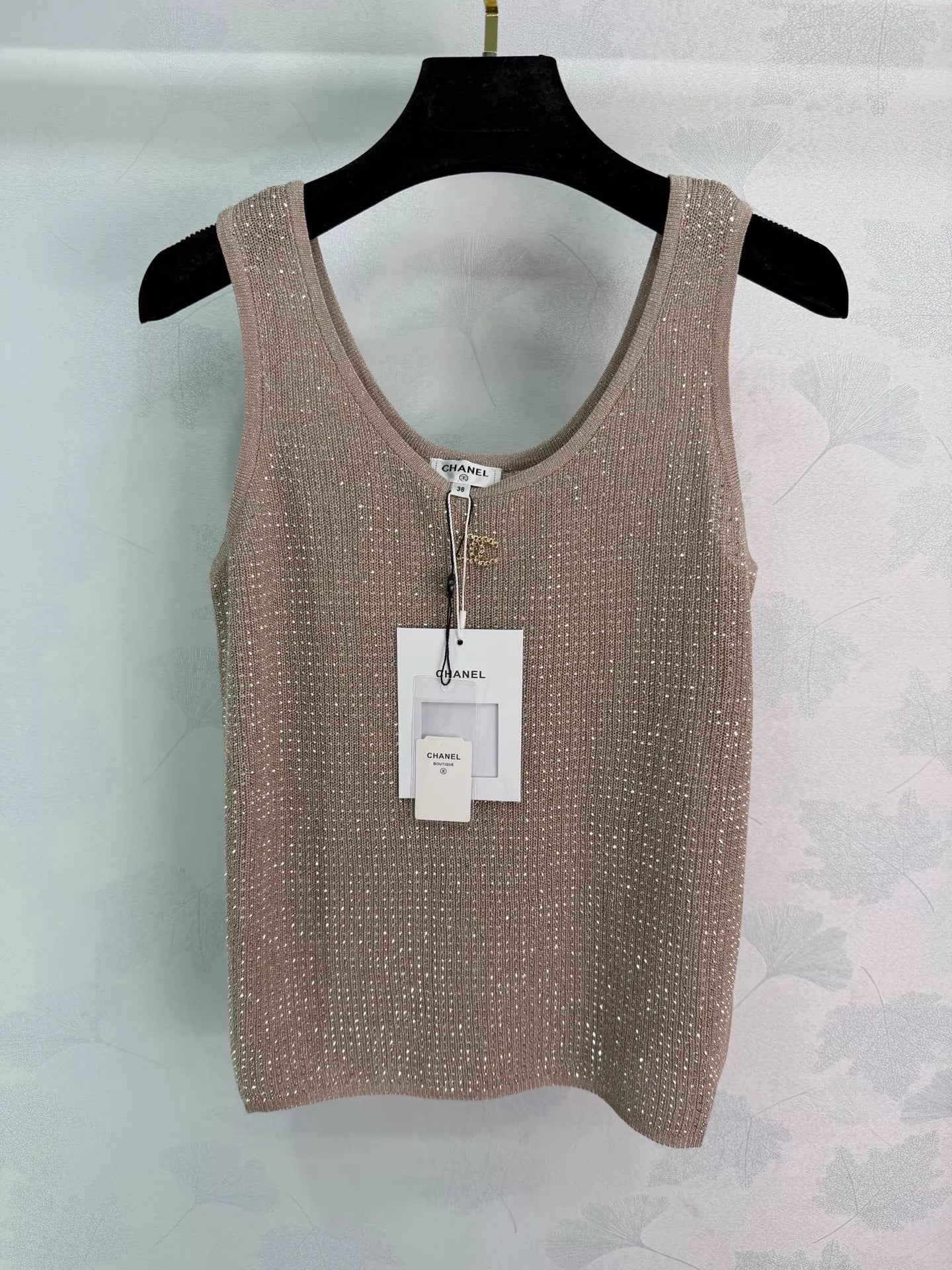 26ss Openwork Knit Vest