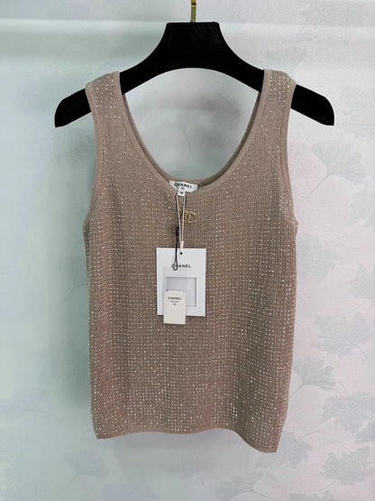 26ss Openwork Knit Vest