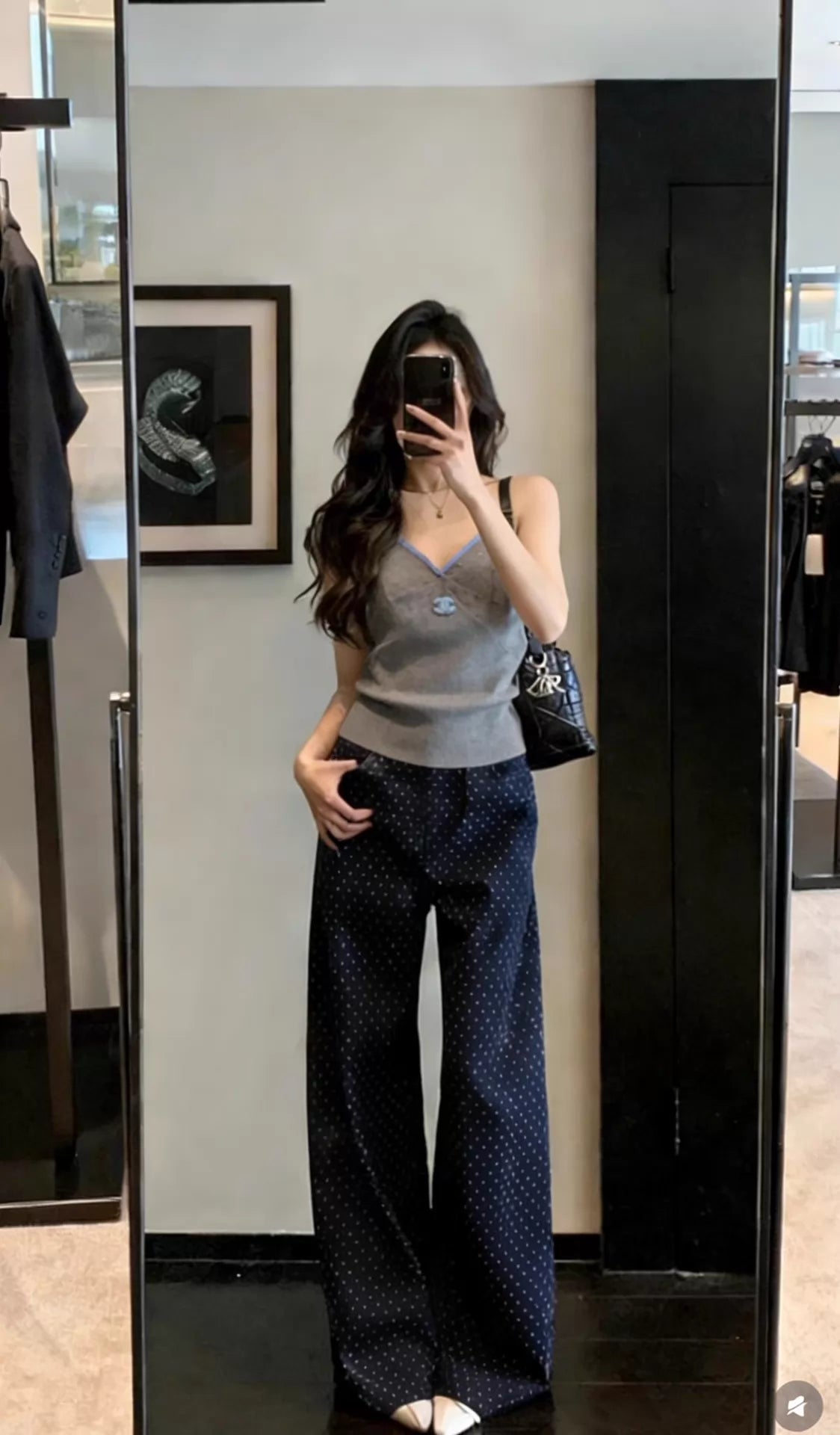 26ss Lace-trimmed Vest