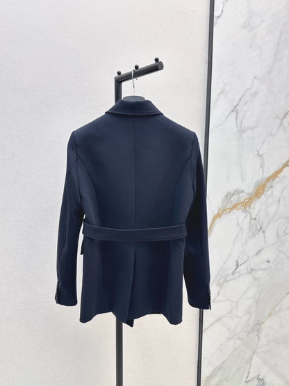 25fw Classic Lapel Double-Breasted Blazer