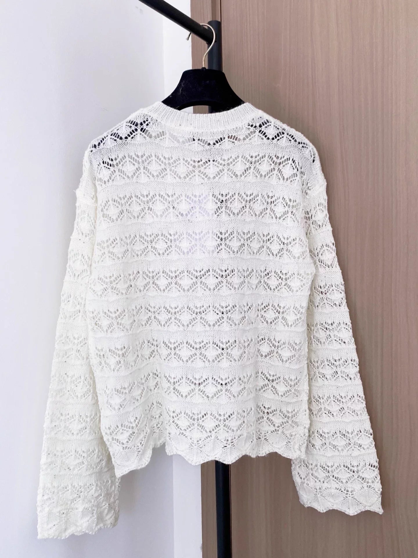 Openwork Knit Sweater