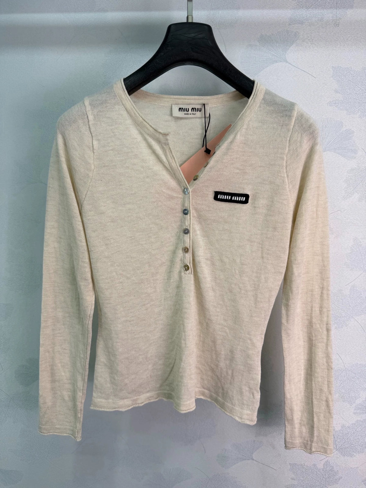 MiuMiu/26 Early Autumn Long-Sleeve Knit Sweater