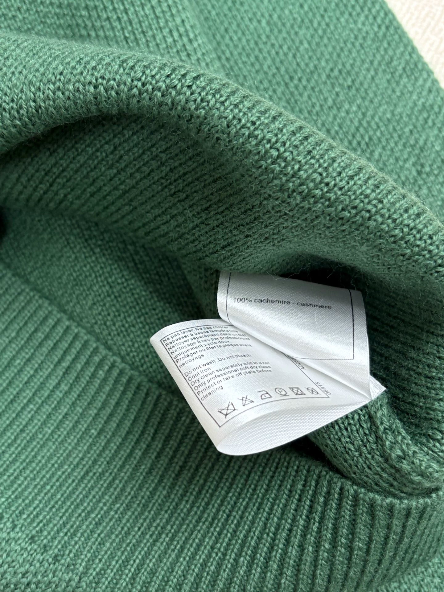 Knitted Jacquard Cashmere Sweater