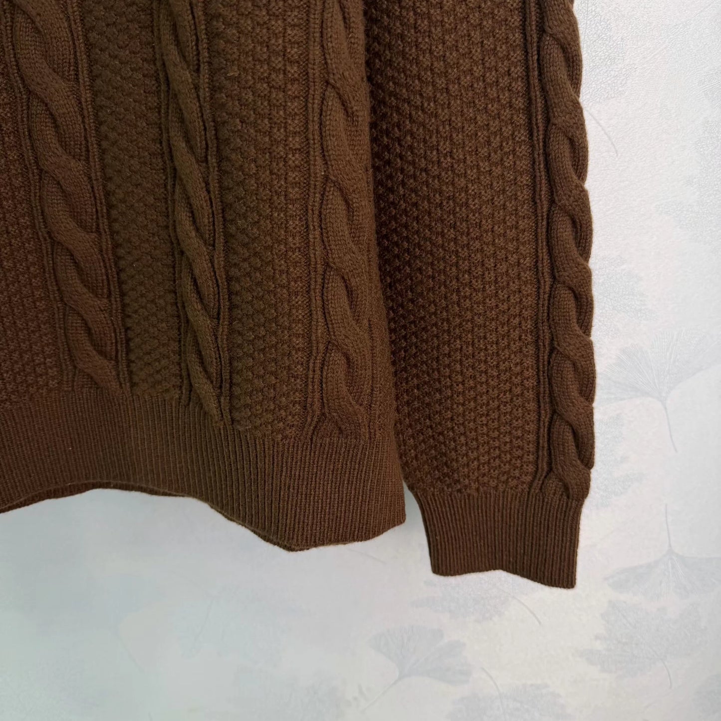 Retro Cable Knit Sweater