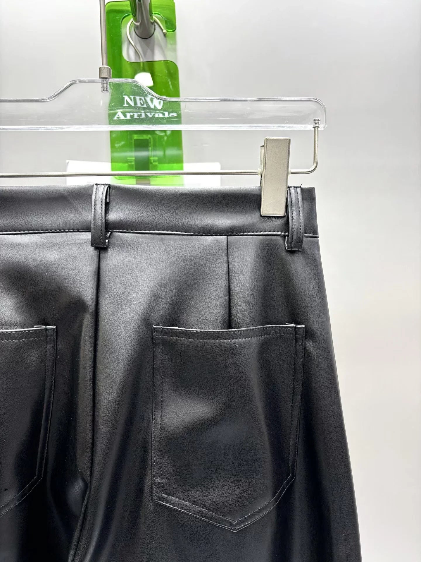 Plant protein leather pants
