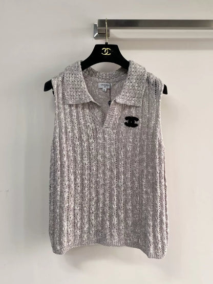 26ss 3D textured vest