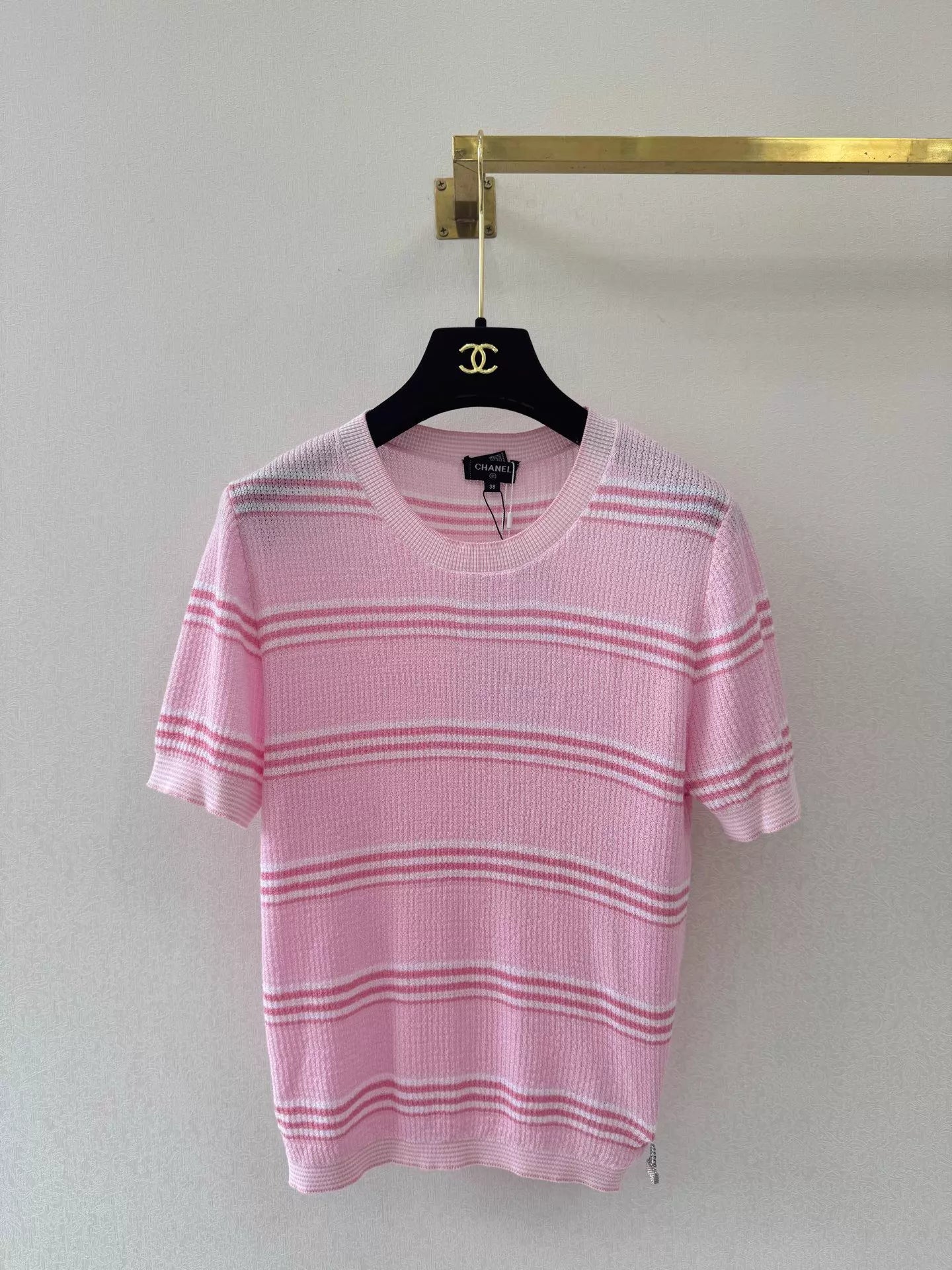 26ss Striped Knit T-shirt
