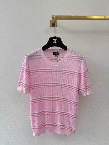 26ss Striped Knit T-shirt