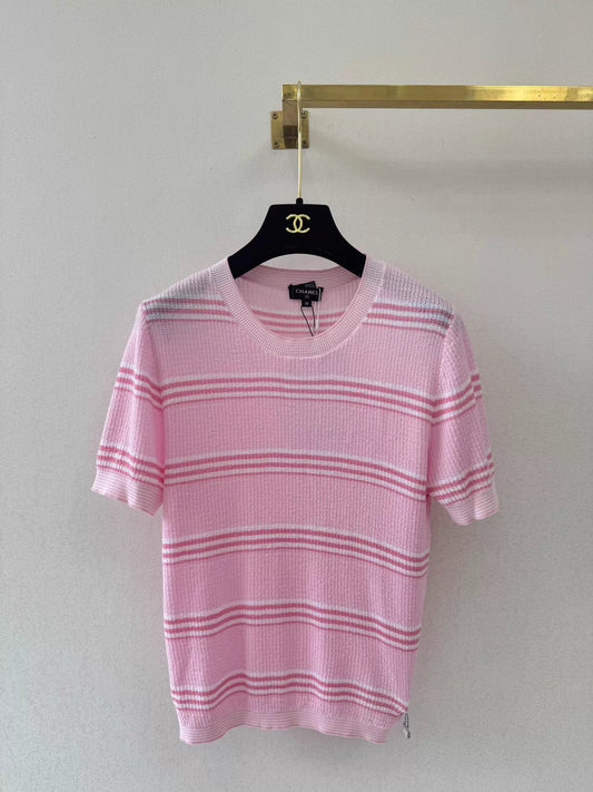 26ss Striped Knit T-shirt