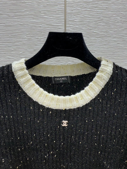 25fw Knitted long-sleeved sweater